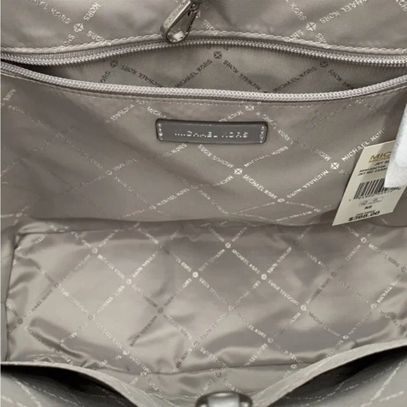 Michael Kors Signature Jet Set Girls Medium Carryall Tote Bright White Multi - Picture 12 of 14